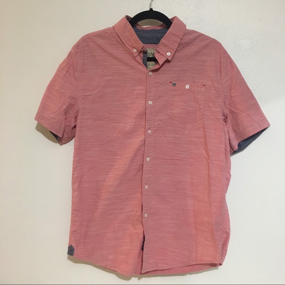PX Clothing Button-up Short Sleeve Shirt Large